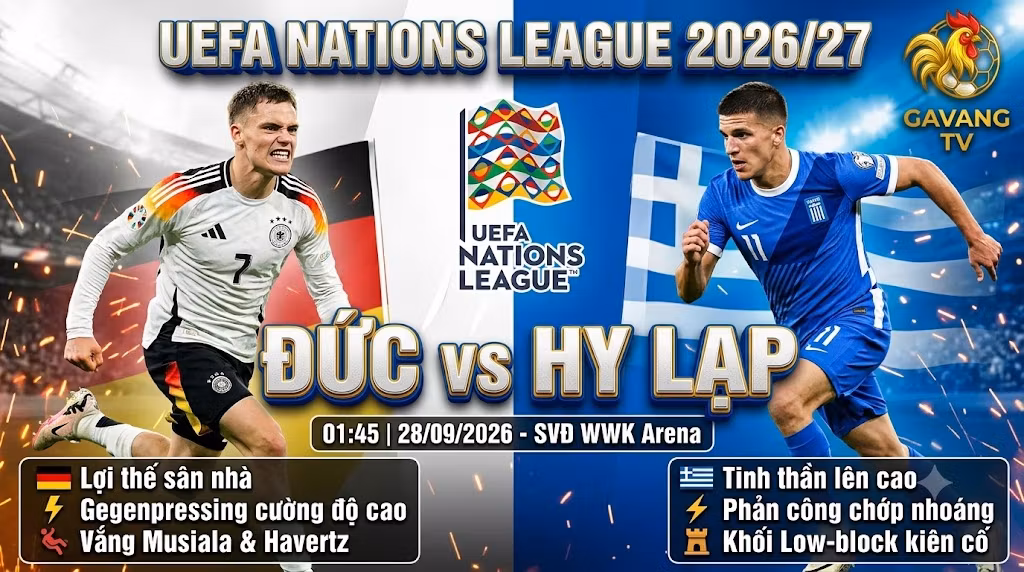 Nhận định Đức vs Hy Lạp (01h45 28/9): Chiến thuật Klopp